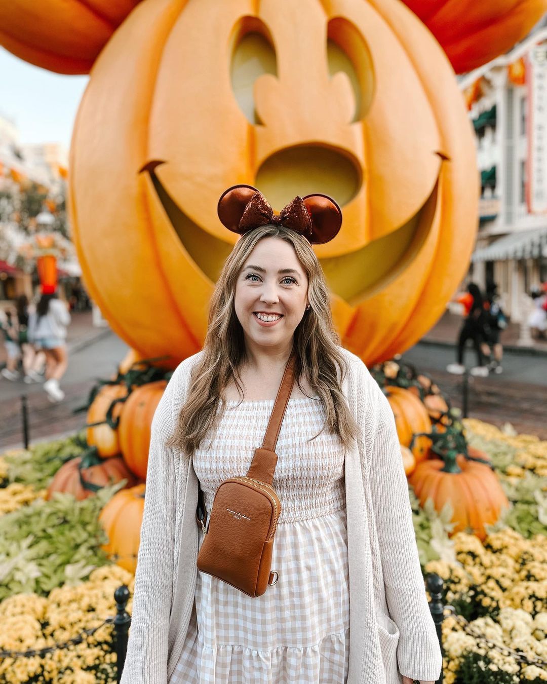 Disney Magic Kingdom Outfit for Fall with Dress