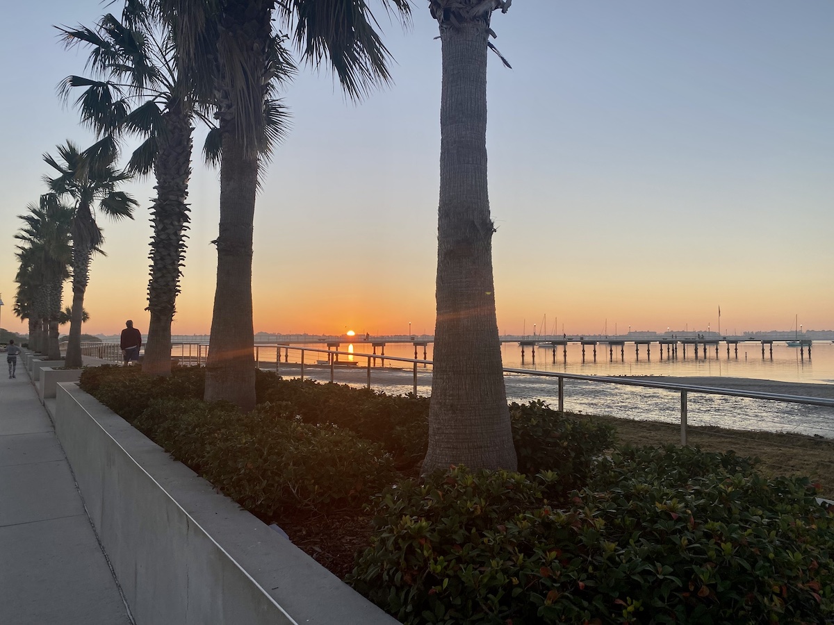 Sunset in Gulfport, FL