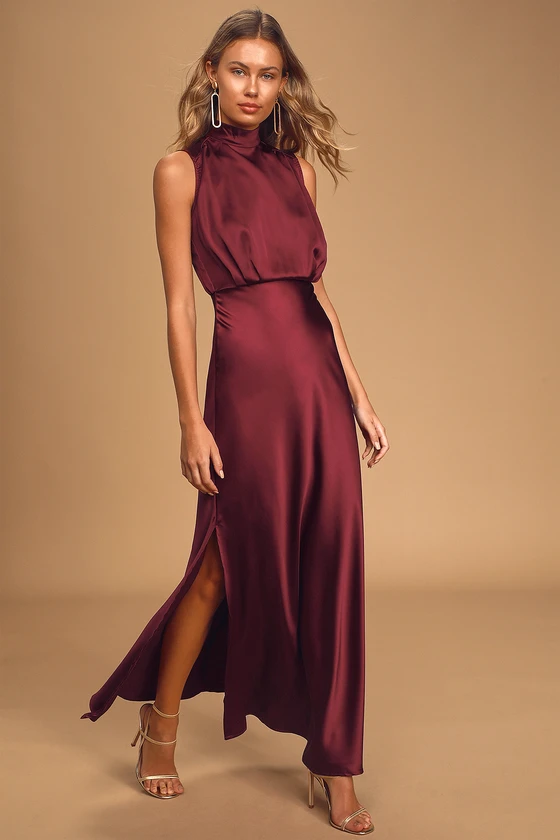 Work Christmas Party Dress Maxi Formal