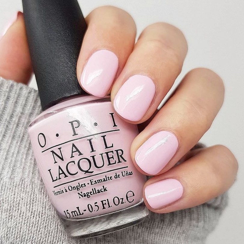 February nail polish light pink