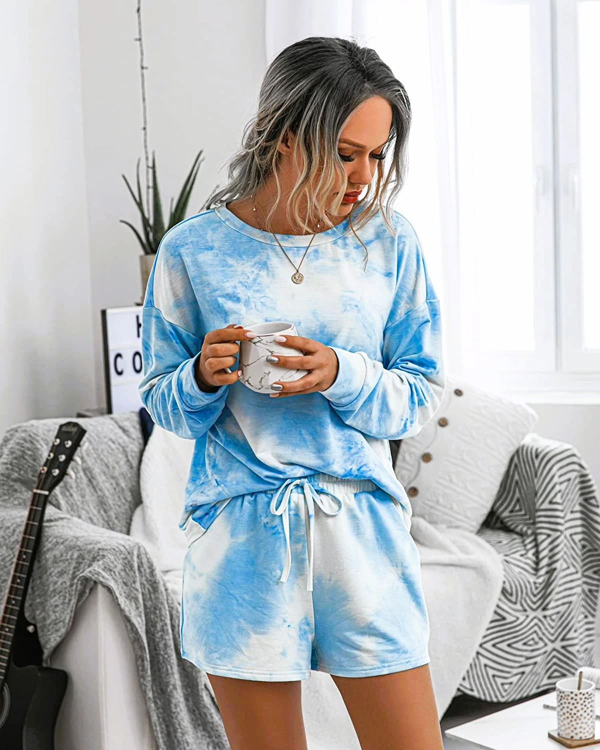 10 Cutest Cotton Tie Dye Lounge Sets for Women on Amazon.