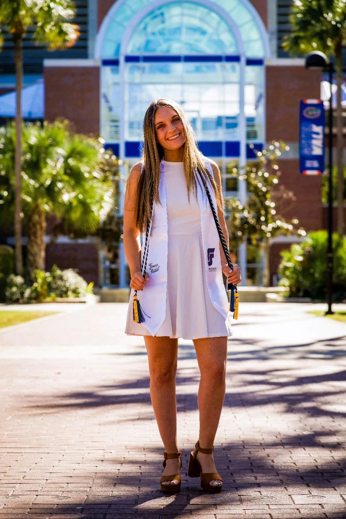 white graduation dress on Amazon