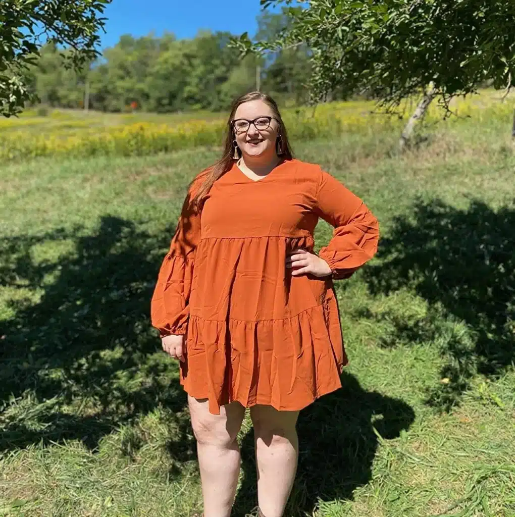 plus size winery outfit
