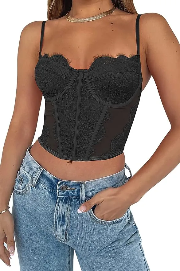 black corset top to wear to a drag queen show