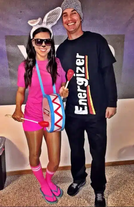 creative Halloween costume + DIY Energizer Bunny costume