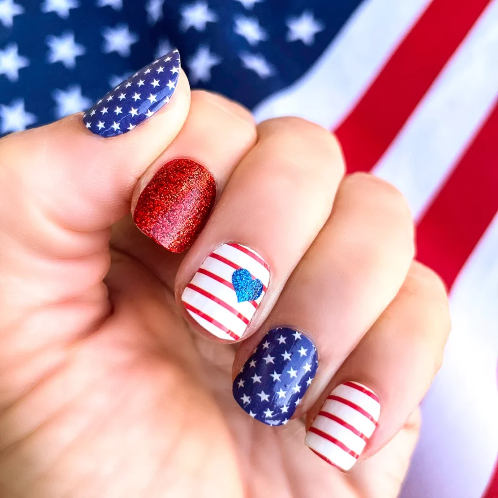 cute 4th of July nails