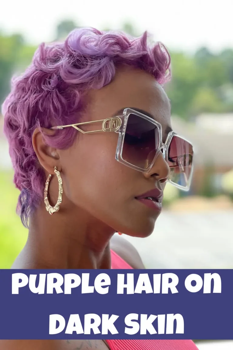 19 Amazing Purple Hair on Dark Skin Ideas