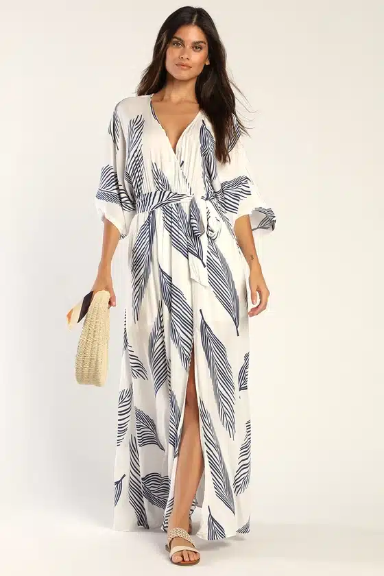 summer maxi dress to hide belly