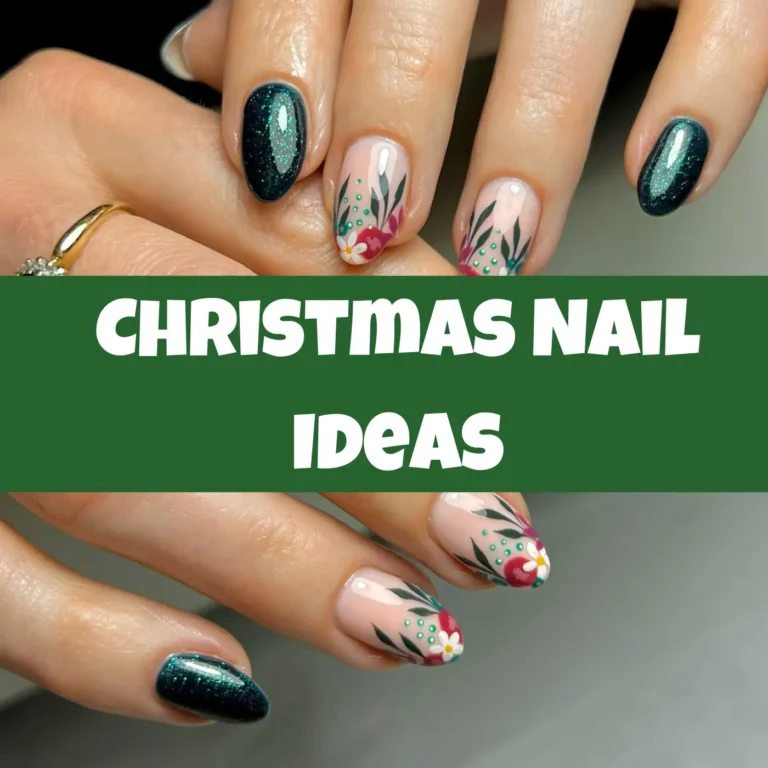 22 Cutest Christmas Nail Designs this Holiday Season!