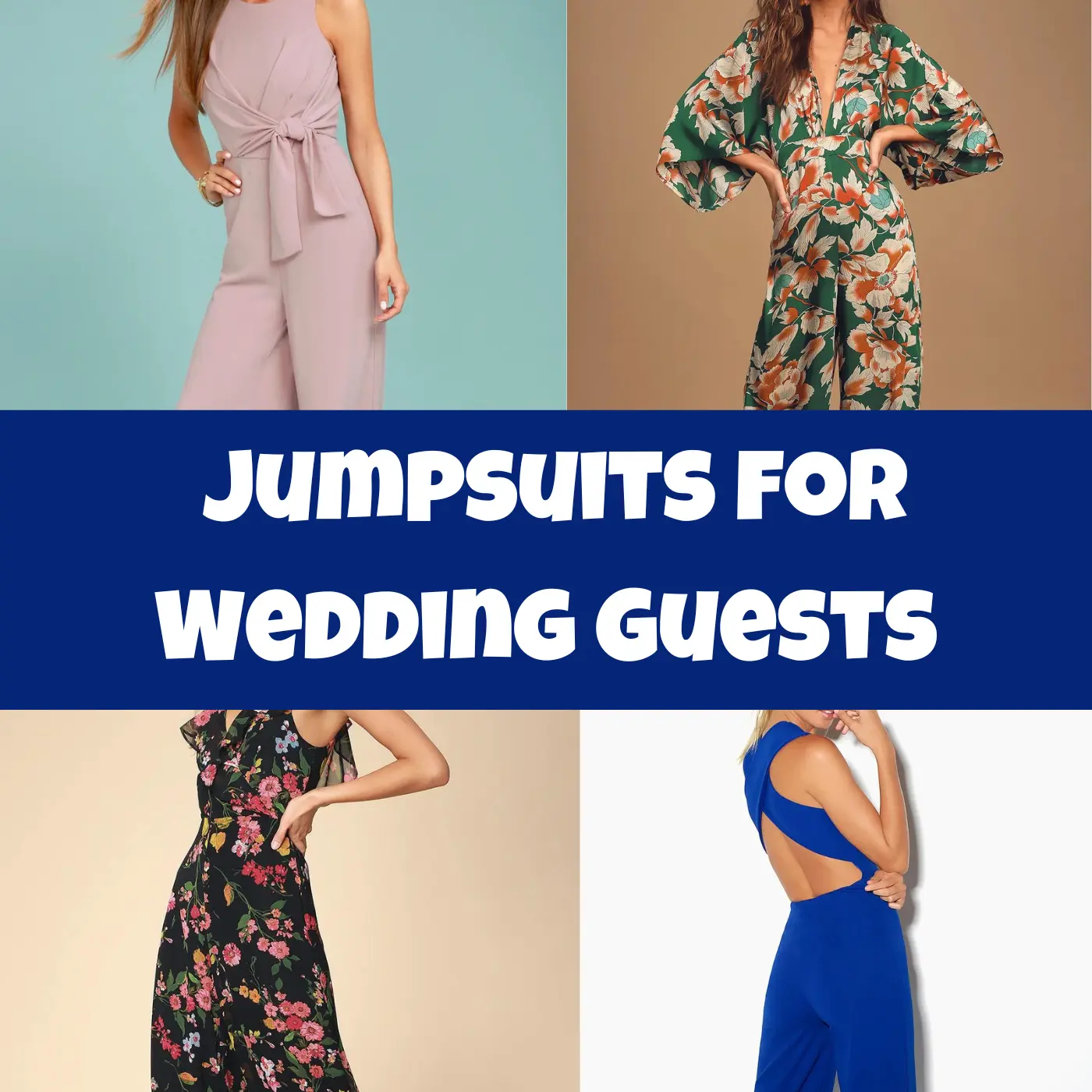 best jumpsuits for wedding guests by Very Easy Makeup