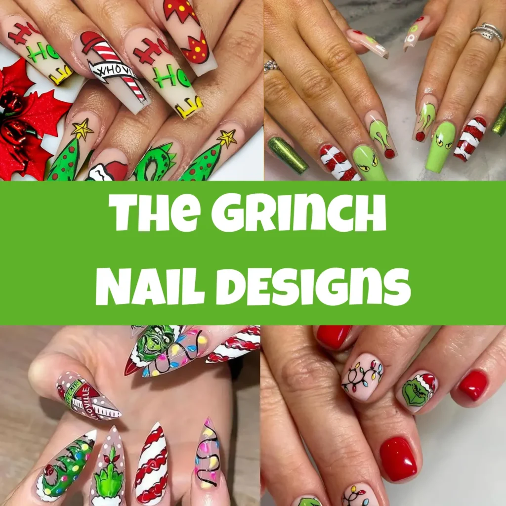 The Grinch Nail Designs