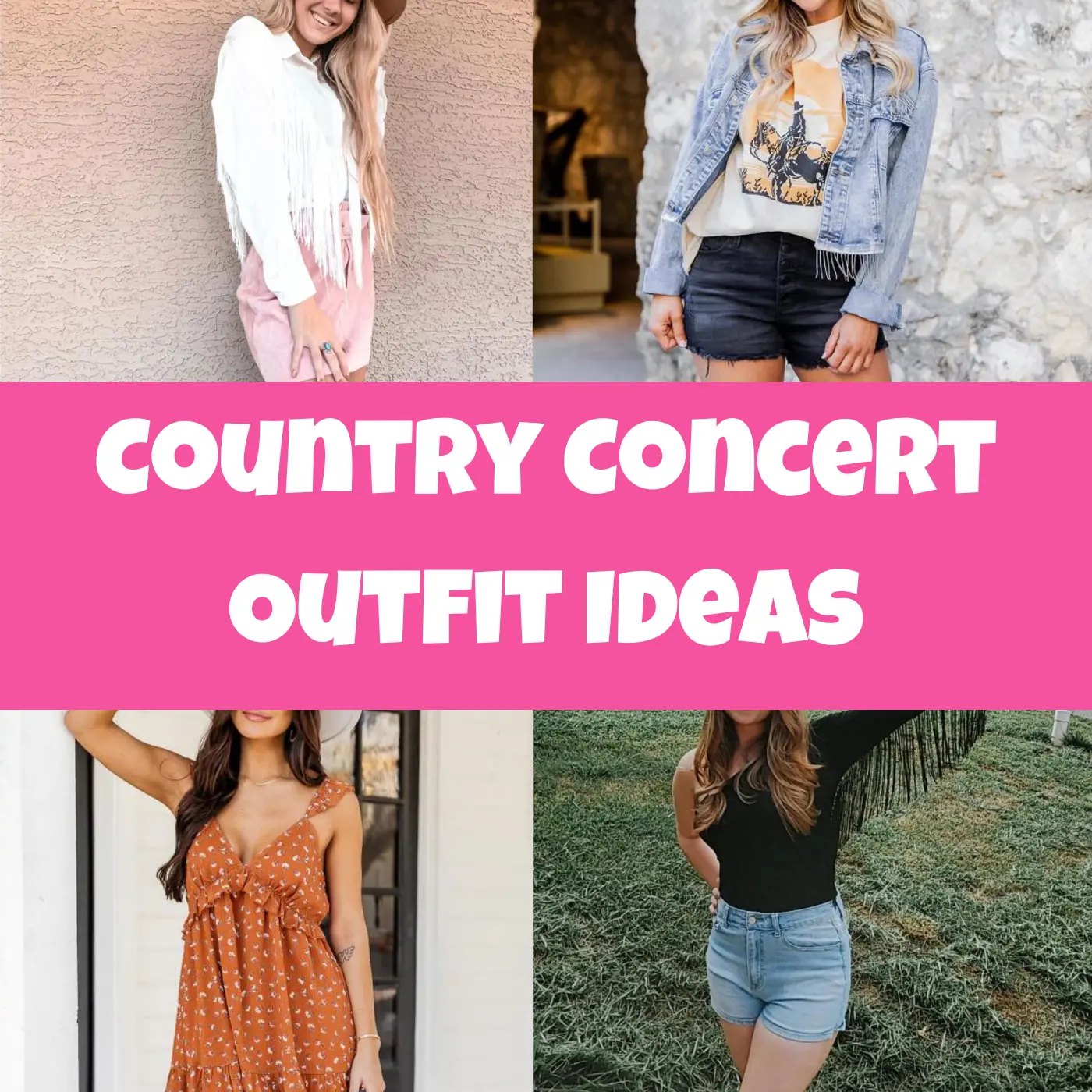 country concert outfit ideas